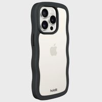 Holdit Coque Wavy iPhone 14 Pro Max - Black / Transparent