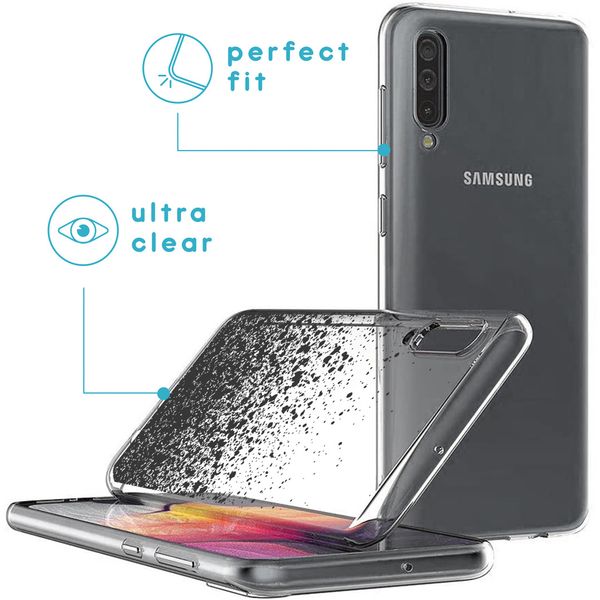 imoshion Coque Design Galaxy A50 / A30s - Eclaboussures - Noir