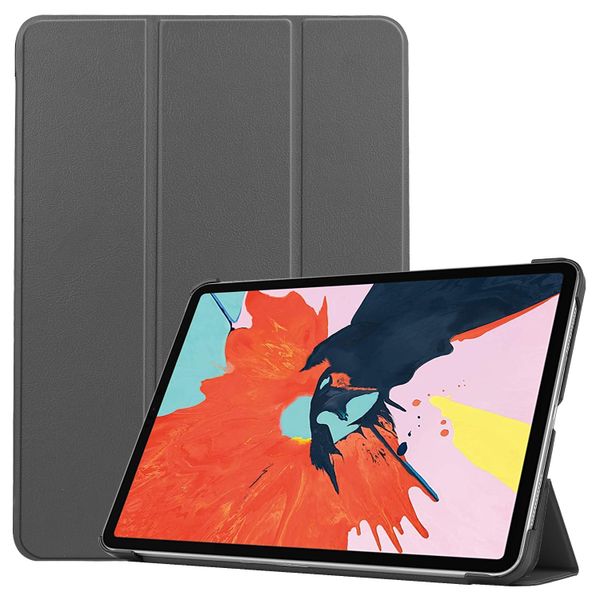 imoshion Coque tablette Trifold iPad Air 11 pouces (2024) M2 / Air 5 (2022) / Air 4 (2020) - Gris