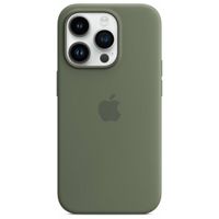 Apple Coque en silicone MagSafe Apple iPhone 14 Pro - Olive