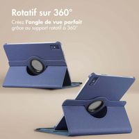 imoshion Coque tablette rotatif à 360° Lenovo Tab P12 - Bleu foncé