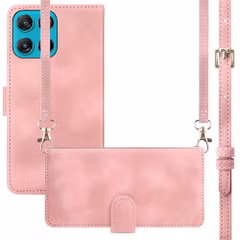 imoshion Etui de télephone portefeuille avec cordon Motorola Moto G77 - Rose
