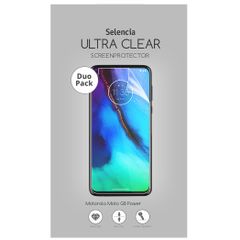 Selencia Protection d'écran Duo Pack Ultra Clear Motorola Moto G8 Power