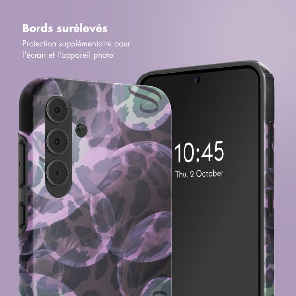 Selencia Coque arrière Vivid Samsung Galaxy A55 - Leo Bubble Green