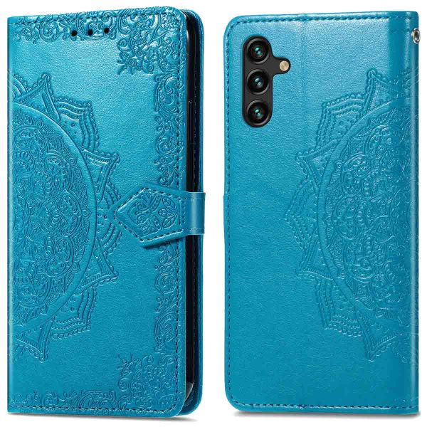 imoshion Etui de téléphone portefeuille Mandala Samsung Galaxy A25 (5G) - Turquoise