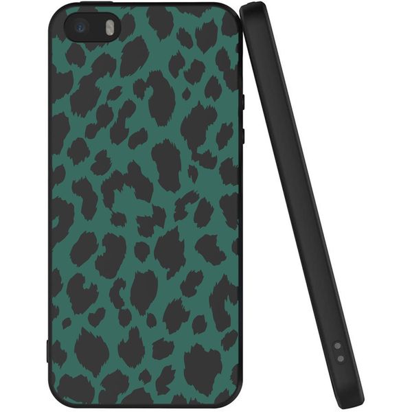 imoshion Coque Design iPhone 5 / 5s / SE - Léopard - Vert / Noir