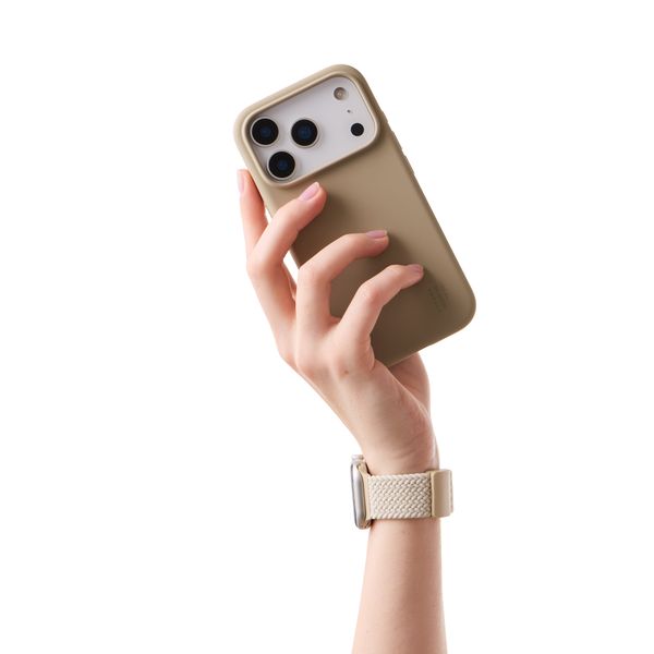 iDeal of Sweden Soft Braid Watch Band Apple Watch | 44/45/46/49 mm - Perfect Beige