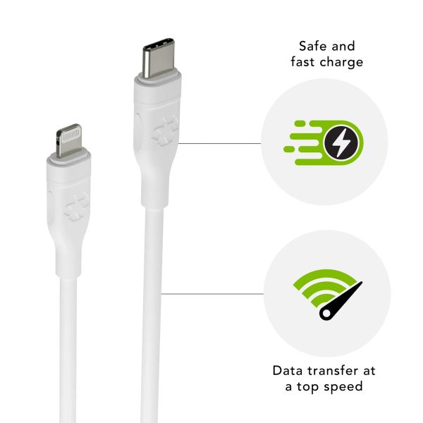 dbramante1928 re-charge - Câble de charge - USB-C vers Lightning - 1,2 mètres - Blanc