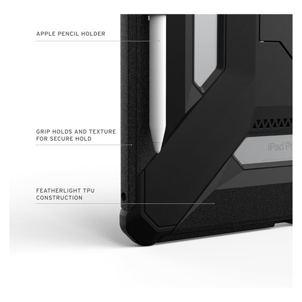 UAG Coque tablette Scout Apple iPad Pro 13 (2025) M5 / (2024) M4 - Black