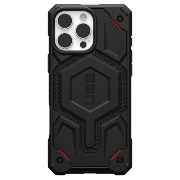 UAG Coque arrière Monarch Pro iPhone 16 Pro Max - Kevlar Black