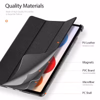 Dux Ducis Coque tablette Domo Xiaomi Redmi Pad 2 Pro - Noir