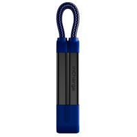 Rolling Square inCharge® X 6-in-1 connecteur de charge pour porte-clés - Sapphire Blue