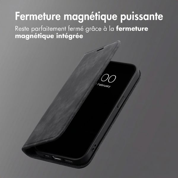 imoshion Étui de téléphone portefeuille Slim Oppo Reno15 Pro (5G) - Noir