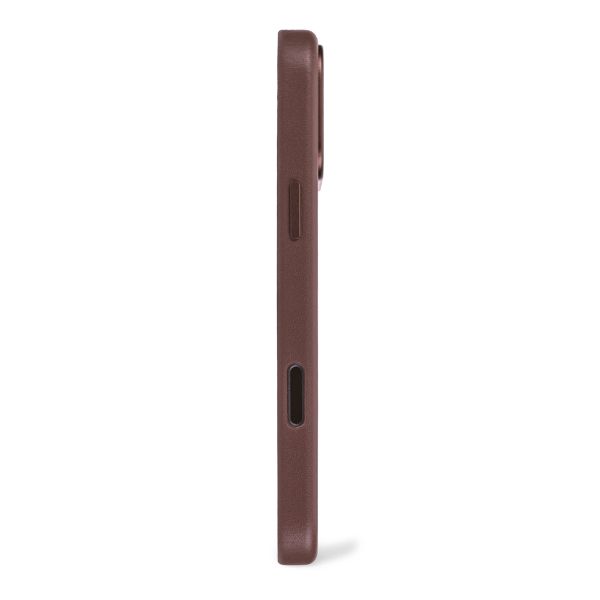 Decoded Coque en cuir MagSafe Apple iPhone 17 Pro Max - Chocolate Brown