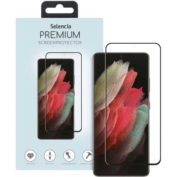 Selencia Protection d'écran premium en verre trempé Samsung Galaxy S21 Ultra