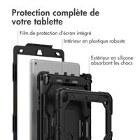 Accezz Coque arrière Defender XT Apple iPad 9 (2021) 10.2 pouces / iPad 8 (2020) 10.2 pouces / iPad 7 (2019) 10.2 pouces - Noir