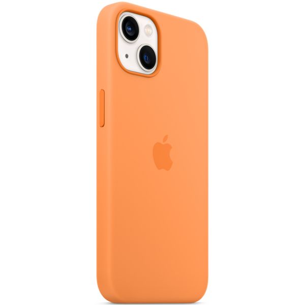 Apple Coque en silicone MagSafe Apple iPhone 13 Mini - Marigold