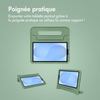 imoshion Coque kidsproof avec poignée Samsung Galaxy Tab A11 / A9 8.7 pouces - Olive Green