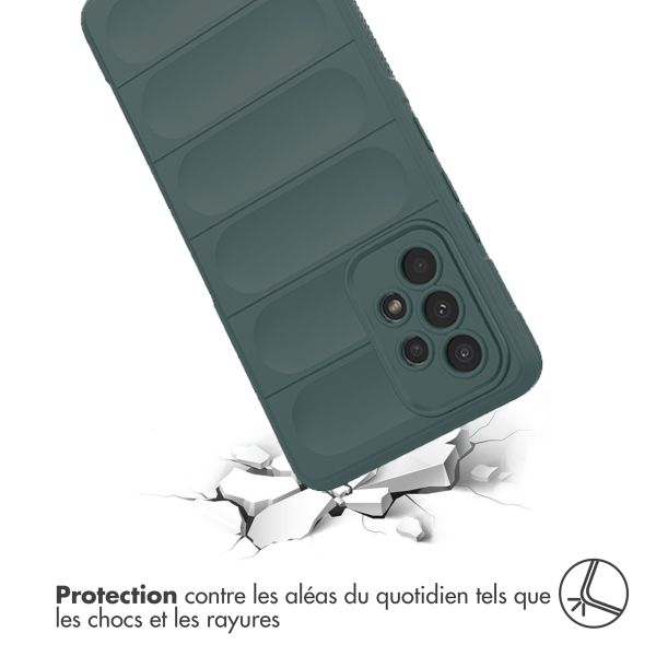 imoshion Coque arrière EasyGrip Samsung Galaxy A53 - Vert foncé