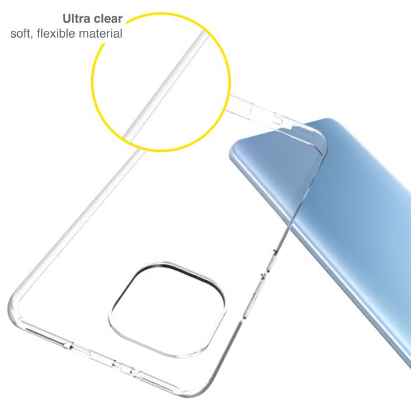 Accezz Coque Clear Oppo Xiaomi Mi 11 - Transparent