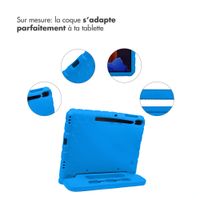 imoshion Coque kidsproof avec poignée Samsung Galaxy Tab S8 Plus / S7 Plus / S7 FE 5G - Bleu