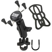 RAM Mounts X-Grip® U-Bolt Support de téléphone vélo/moto/scooter - Universel - Petit - Noir