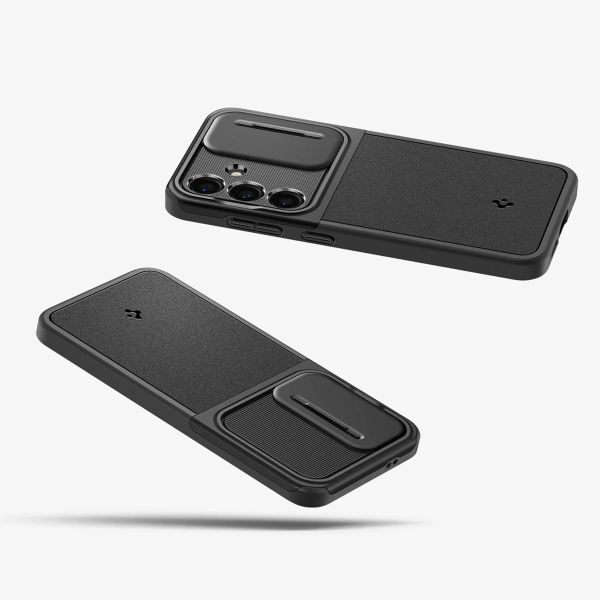 Spigen Coque Optik Armor Camera slider Samsung Galaxy S24 - Black