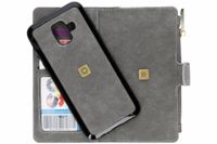 Porte-monnaie de luxe Samsung Galaxy A6 (2018) - Gris