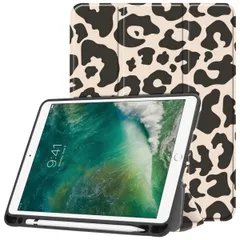 imoshion Coque tablette Design Trifold Apple iPad 6 (2018) 9.7 pouces / iPad 5 (2017) 9.7 pouces / Air 2 (2014)/Air 1 (2013) - Leopard