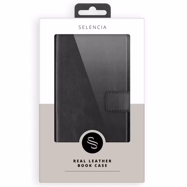 Selencia Étui de téléphone portefeuille en cuir véritable Samsung Galaxy A52(s) (5G/4G)
