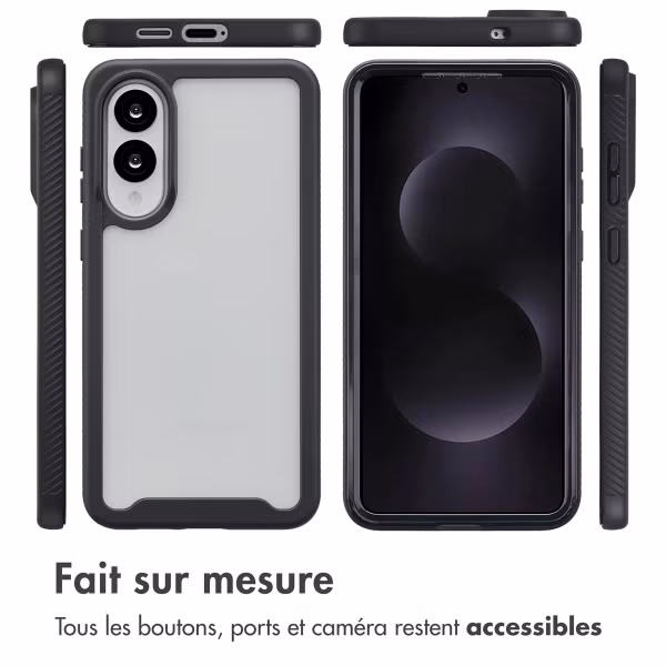 imoshion Coque 360° Full Protective Samsung Galaxy S25 Edge - Noir
