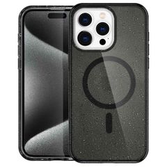 imoshion Coque Pailletée avec MagSafe Apple iPhone 15 Pro Max - Glitter Noir