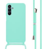 imoshion Coque en silicone avec cordon Samsung Galaxy A15 (5G/4G) - Vert menthe
