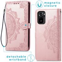 imoshion Etui de téléphone Mandala Xiaomi Redmi Note 10 (4G) / Note 10S - Rose