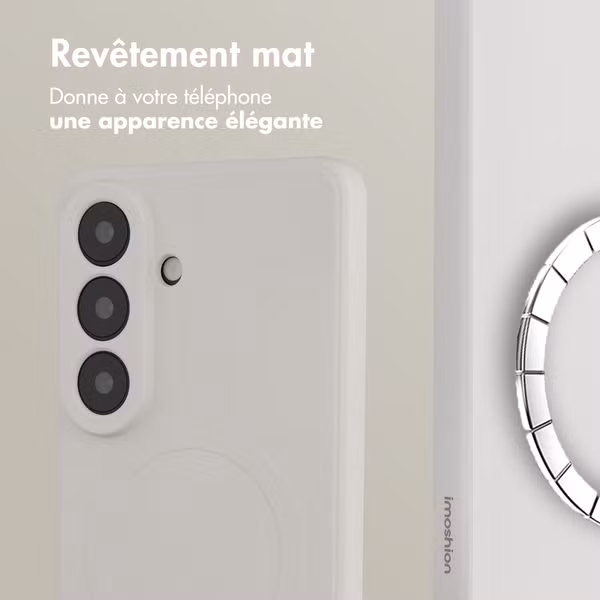 imoshion Coque Couleur avec MagSafe Samsung Galaxy S26 Plus - Beige