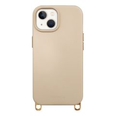 Selencia Coque arrière Rivièra avec MagSafe avec crochets amovibles Apple iPhone 15 - Milky Latte