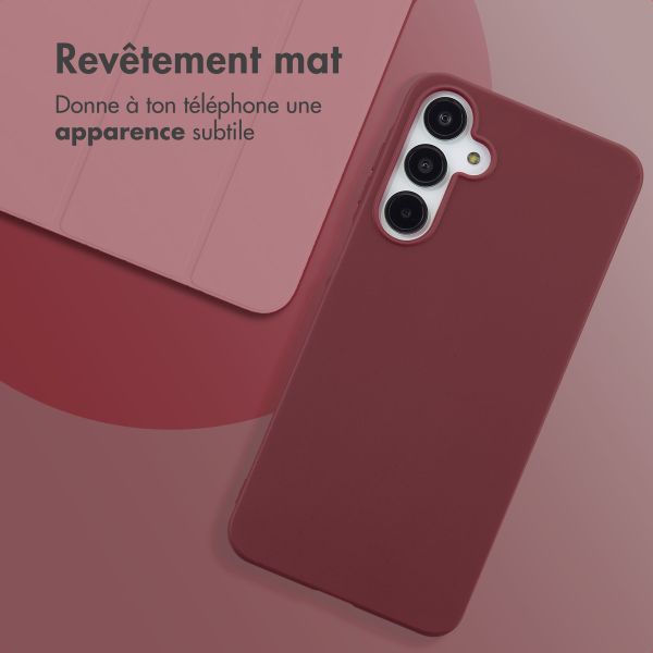 imoshion Coque Couleur Samsung Galaxy A16 - Wine Red