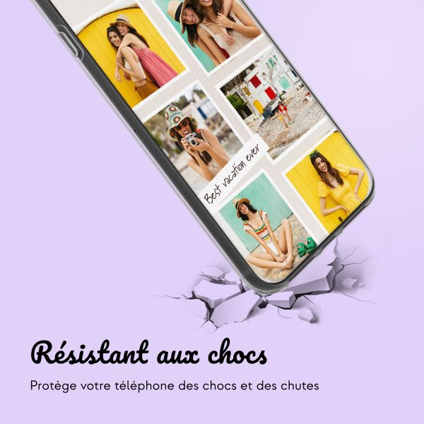 Coque personnalisée avec pellicule N°3 iPhone SE (2022 / 2020) / 8 / 7 - Transparent