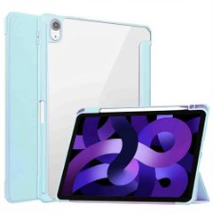 imoshion Coque tablette rigide Trifold Apple iPad Air 11 pouces (2025) M3 / (2024) M2 / Air 5 (2022) / Air 4 (2020) - Bleu clair