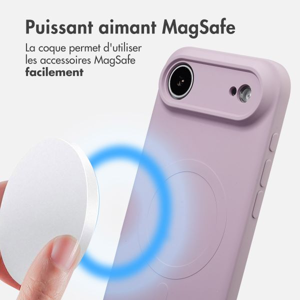imoshion Coque Couleur avec MagSafe Apple iPhone Air - Violet