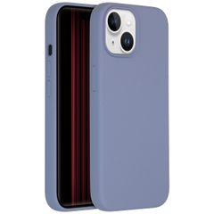 Accezz Coque Liquid Silicone iPhone 15 - Lavender Grey