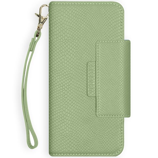 Selencia Etui portefeuille serpent amovible iPhone 13 Pro - Vert