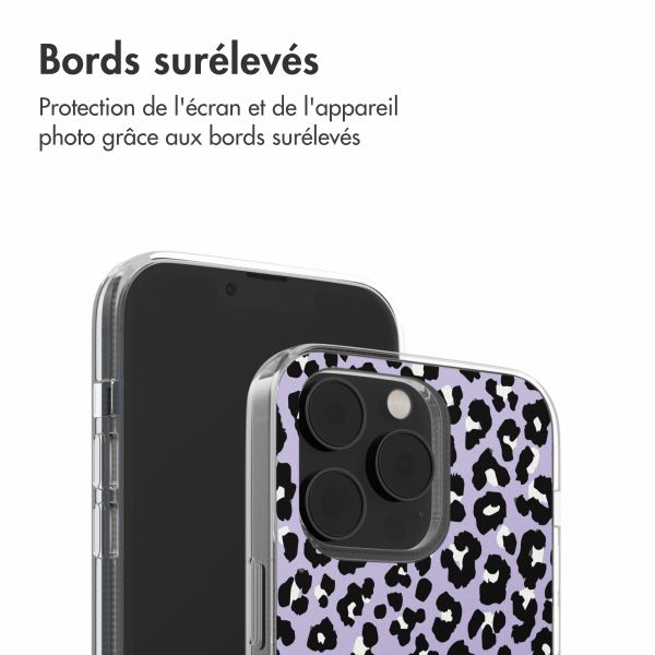 imoshion Coque Design iPhone 14 - Leopard Lilac