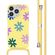 imoshion Coque design en silicone avec cordon iPhone 14 Pro - Yellow Flower Distance