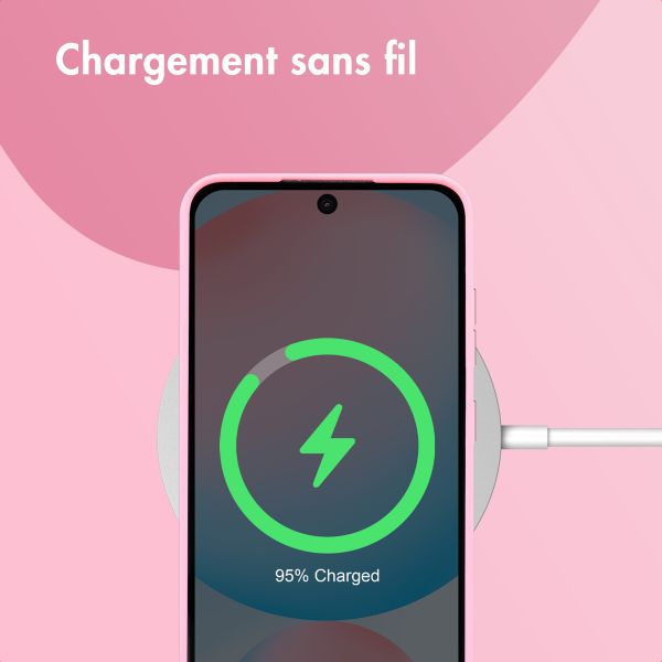 imoshion Coque Couleur Samsung Galaxy S24 FE - Bubblegum Pink