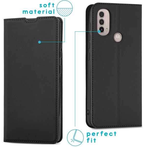 imoshion Étui de téléphone Slim Folio Motorola Moto E30 / E40 - Noir