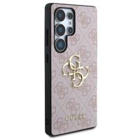 Guess Coque 4G Metal Logo Backcover Samsung Galaxy S25 Ultra - Rose