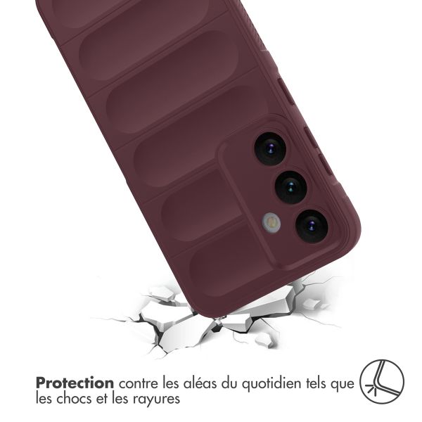 imoshion Coque arrière EasyGrip Samsung Galaxy S24 Plus - Aubergine 