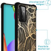 imoshion Coque Design avec cordon Samsung Galaxy A52(s) (5G/4G) - Golden Leaves