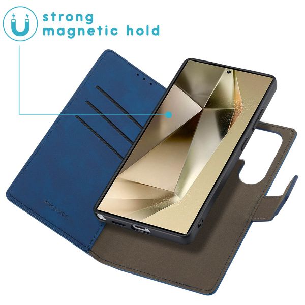 imoshion Etui de télephone luxe 2-en-1 amovible Samsung Galaxy S25 Ultra - Bleu